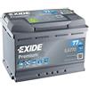 Exide Premium Superior EA770 - Batteria per avviamento, 12 V, 77 Ah