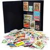 IMPACTO COLECCIONABLES - Collezione di 500 francobolli dalle Americhe con Album Incluso (14x18x1cm) | Eleva la Tua Collezione filatelica con Autentici francobolli in Un Album Compatto ed Elegante