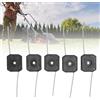 lvifloae 5 Pezzi di Filo da Taglio Universale per Decespugliatore Elettrico， Nylon Resistente all'Usura 2.4mm， Rifornimento per Tagliabordi e Manutenzione del Giardino， Confezione Conveniente