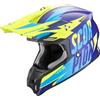 Skorpion SCORPION VX-16 EVO AIR Slanter Blu opaco-Giallo neon XXL