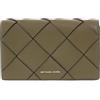 Michael Kors 32S5GJ6C8L-367 MD FLAP CHN XBODY Donna SAFARI GREEN Taglia TU