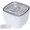 Jildouf Fontanelle per gatti | Fontana per animali domestici per cani e gatti | Distributore d'acqua per cani da 2,5 litri, fontana automatica per animali domestici con luce a LED intelligente, Jildouf