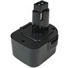 Trade-Shop Attrezzo ad alte prestazioni NI-MH batteria 12 V 3000 mAh sostituisce DEWALT DC-9071 DE-9037 DE-9071 DE-9072 DE-9074 DE-9075 DE-9274 DW-9071 DW-9072 DW-9074 ELU EZWA4 ELU EZWA4 ELU EZWA4 9 EZWA5 0
