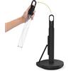 simplehuman Portarotolo da cucina con pompa a spruzzo, autoportante, facile da strappare, base ponderata (adatto per rotoli da cucina da 23-28 cm), acciaio nero opaco, KT1200