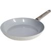 Zanetti, Padella Origin Diametro 30 cm, Rivestimento in Ceramica, Antiaderente Alta Qualità, Fondo Alto Spessore, Cucina Sana e Naturale, Manico Ergonomico Soft Touch, Adatta per Induzione