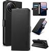 Yunubeyii Cover Libro per Xiaomi Poco F7 Ultra - [Blocco RFID] Luxury PU Leather Portafoglio Card Holder Magnetic Phone Custodia con Kickstand, Cover Protettiva Antiurto, Nero