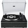 Qlearsoul Giradischi Qlearsoul ONE-S Tutto-in-Uno con Altoparlanti Integrati DSP, Giradischi Vintage Bluetooth Ingresso/Uscita, Preamplificatore Phono, Puntina AT-3600L, 33/45 Giri (Nero)