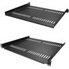 StarTech.com Ripiano rack 1U in acciaio, ripiano a sbalzo ventilato per server/armadio rack da 19, profondo 40cm, 2 pezzi