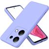 SEAHAI Cover per Xiaomi Redmi Note 13 PRO 4G / Poco M6 PRO 4G, Custodia Sottile in Silicone Liquido in Gomma Gel Morbida, Case Protettiva per Tutto Il Corpo Morbida al Tatto - Porpora