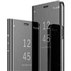 MRSTER Samsung A50 Cover, Mirror Clear View Standing Cover Full Body Protettiva Specchio Flip Custodia per Samsung Galaxy A50 (2019). Flip Mirror: Black