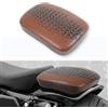DREAMIZER Marrone Sedile Passeggero Posteriore per Moto con 8 Ventose per Sella Bobber Cruiser Chopper Custom