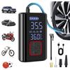 SERVOMASTER Compressore Aria Portatile, Mini Compressore Portatile 150PSI con Batteria Ricaricabile, Gonfiatore Elettrico Portatile con Luce LED per Auto Moto Bici Palla