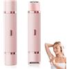 DASIAUTOEM Rasoio elettrico da donna, epilatore 2 in 1, rasoio elettrico a doppia testa, impermeabile, per gambe, corpo, ascelle, bikini, viso, epilatore donna