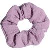 Blausky 6 elastici per capelli in tessuto, con elastico, in tinta unita, per donna e donna, colore viola chiaro