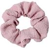 Blausky 6 elastici per capelli in tessuto, per capelli con elastico, in tinta unita, per donna e donna, colore rosa