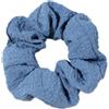 Blausky 6 elastici per capelli in tessuto, per capelli con elastico, per donne e donne, colore blu