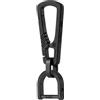 KeyUnity KM17SW Portachiavi con moschettone EDC in titanio con anello a D, Portachiavi con moschettone a sgancio rapido per uomo