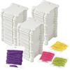 YiliYa 300 Pezzi Bobine di Plastica per Filo da Ricamo,Farfalline Avvolgifilo Ricamo Avvolgitore Rocchetti di Filo per Fai da Te Cucito Filo di Stoccaggio Punto Croce Accessori