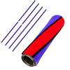 LRFDRESS Rullo Spazzola Morbida per Aspirapolvere Dyson V6 V7 V8 V10 V11 Strisce di Ricambio e AntiGraffio Spazzola