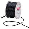 KLTRIBBON Cordoncino di raso nero da 2 mm, 50 m, per nodi cinesi, per bracciali, collane, gioielli e finiture macramè