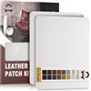 OAZ Kit di Riparazione in Pelle Bianco, 28×21 cm Nastro Adesivo in Pelle, Pelle Adesiva per Riparazioni Patch di Riparazione in Pelle per Divani, Automobili, Reclinazioni, Borse, Tappezzeria