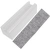 DOITOOL Supporto Per Specchio a Figura Intera in Legno 9.84X2.76X2.76 Pollici Base Antiscivolo Supporto Stabile Per Specchio Da Terra Espositore Per Opere D'Arte Casa Ufficio