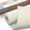 OAZ Grande Nastro di Riparazione in Pelle, 40 x 80 cm Toppe autoadesive in pelle, Kit Riparazione Pelle Patch Pelle Adesiva per Seggiolino Auto, Divano, Sedia, Reclinabile, Stivale, Borse - Bianco avorio