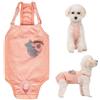 Marjoramy Mutandine Igieniche Lavabili per Cagne - Pannolini Riutilizzabili per Cani Femmina in Calore - Mutandina Antimaschio Regolabile - Protezione per Ciclo e Incontinenza (Arancia S)