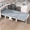 KAXLDHH Letto Singolo Portatile Con Materasso - Richiudibile, A Scomparsa, Struttura In Metallo, Brandina Pieghevole Per Campeggio, Salvaspazio, Carico Massimo 200KG