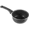 Home Stone Casseruola Antiaderente, con Manico, Pietra, Antracite/Grigio, 14 cm
