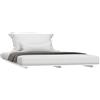 vidaXL Giroletto Bianco 140x200 cm in Legno Massello di Pino, Base Letto, Telaio Letto, Letto in Legno, Struttura Letto, Letto