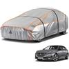 kayme Telo Copriauto Antigrandine, Adatto per Auto a Peugeot 308(2007-2025), Kayme Copertura Auto Antigrandine Impermeabile E Resistente Anti UV Antipolvere Vento, con strisce riflettenti-Grigio.