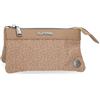 El Potro Luna Portafoglio Beauty case Beige 17,5x9,5x2 cm Poliestere con dettagli in pelle sintetica by Joumma Bags
