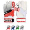 HUDORA Guanti da portiere - Guanti da calcio imbottiti per bambini e ragazzi in taglia M - dorso in schiuma - guanti da calcio con chiusura in velcro - rosso