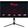 Itek monitor GGF - 27 Piatto 2560x1440 WQHD HDR10, Pannello IPS da 165Hz, Risposta 1ms, Collegamenti 2xHDMI e 2x DP, FreeSync, G-Sync, Adaptive Sync, HAS, Pivot, Flicker Free