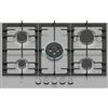 Bosch PCQ7A5I95 - Piano cottura 5 fuochi gas, 75x52 cm, inox
