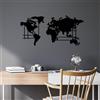 Wallity Hanah Home Elegante accessorio decorativo da parete in metallo nero, 70 x 33 cm, 100% metallo (spessore 1,5 mm), facile da montare, perfetto per arredamento moderno