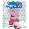 LOGOVISION Peppa Pig Coperta Silky Touch per bambini, 152 x 127 cm con Peppa e logo