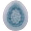 Villa d'Este Home Tivoli 1996 Set 6 Piatto frutta ovale 20,5x17 cm in gres bicolor, The Market