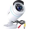 ZOSI 1080P Telecamera di sorveglianza, Telecamera Analogica, CCTV 24M IR visione notturna, Hybrid 4in1 1080p TVI CVI AHD 960H
