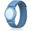 Tolenre Cinturino Airtag Bambini, Custodia da Polso in per AirTag, Braccialetto per bambini compatibile con AirTag, Flessibile Regolabile Anti Lost Watch Band per Bambini, Ragazze, Ragazzi (Blu)