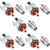 Gebildet 5 pack UHF/PL-259 Connettore Coassiale Maschio con Riduttore per Cavo Coassiale RG8X