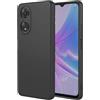 SEAHAI Cover per Oppo A78 5G, Custodia Ultra Sottile in Silicone Liquido Gel Morbida con Design Dell'airbag Antiurto, Elegante Matte TPU Bumper Case Cover - Nero