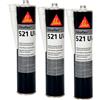 Sikaflex Sika - Sikaflex 521 UV, Bianco - Sigillante resistente agli agenti atmosferici - Per interno ed esterni - Privo di isocianati - 300ml (Confezione da 3)