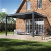 Pergola bioclimatica Ombréa addossata 4x4M in alluminio