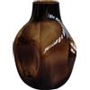 101 COPENHAGEN - Vaso Bakku - Marrone - Vetro soffiato a bocca - Designer Tommy Hyldahl