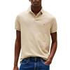 Tommy Hilfiger Polo Manica Corta da Uomo Marchio, Modello 1985 Regular MW0MW17770, Realizzato in Cotone. Marrone Chiaro Marrone XL
