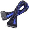 SilverStone SST-PP07-MBBA - cavo di estensione sleevato Motherboard 24pin a 24pin, 30cm, nero/blu
