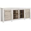 DKD Home Decor Credenza DKD Home Decor Bianco Naturale Marrone Chiaro Legno di mango 210 x 40 x 82 cm