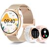 Betatree Smartwatch Uomo Donna Effettua o Risposta Chiamate, 1,43 AMOLED Orologio Digitale Fitness con Sonno/Cardiofrequenzimetro, 100+ Sportive Contapassi/Cronometro, IP67 Android iOS Smart Watch
